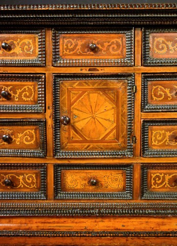 Renaissance - Cabinet marqueté - Vérone, Renaissance Italienne fin du 16e siècle